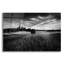 Art mural en verre Latitude Run «Devils Tower Black & White» par Rick Berk-1423924104