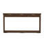 Table de rangement de 70,1 po à motif ondulé avec tiroirs; une table d'appoint mince en bois qui peut être placée derrière un canapé, idéale pour les entrées, les couloirs et les portes-60188859