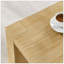 Table basse rectangulaire moderne en bois aggloméré à 2 niveaux de 48 pouces pour le salon et le bureau, moderne et élégante