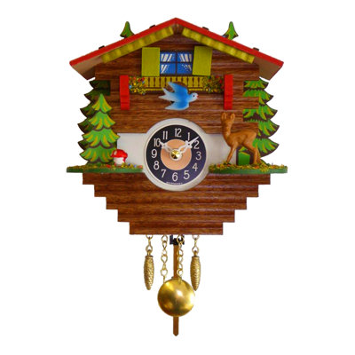 Horloge murale à pile avec musique et carillons Boutelle