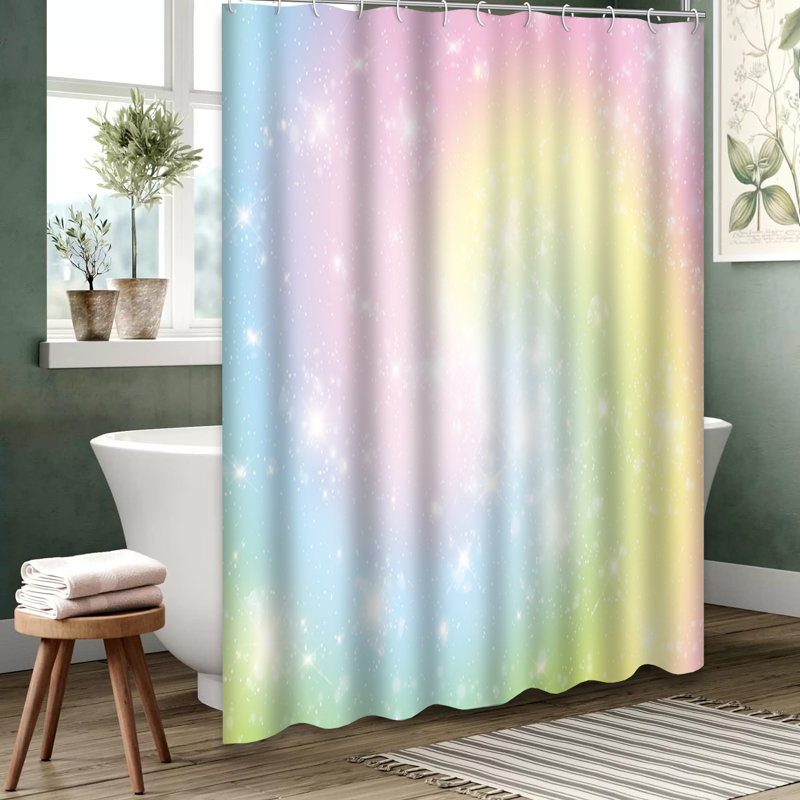 Rideau de douche Pastel, L 72 po x l 78 po