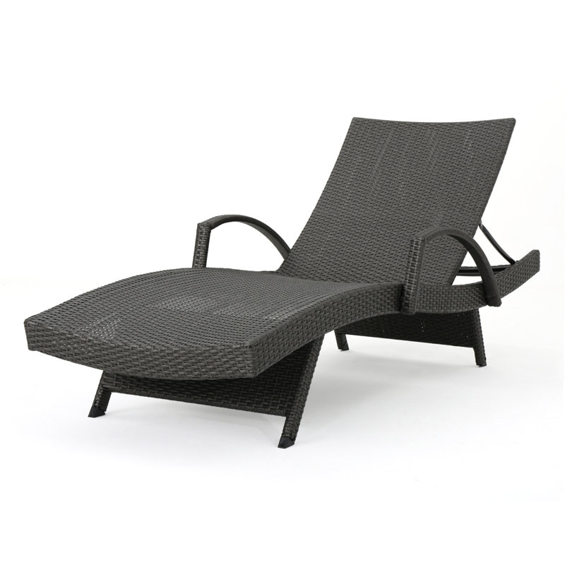 Fauteuil en osier avec accoudoirs Salem