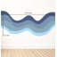 Adhésif décoratif ondulé à rayures rétro, vague bleue, adhésif à rayures, adhésif à vagues, rétro, décalque mural-2140943703