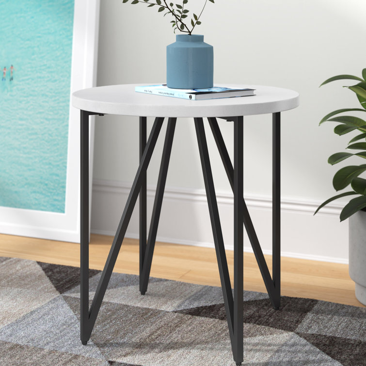 Imojen Genuine Marble End Table
