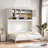 Wall Murphy Bed With Ample Storage Space And Chevron Stripes