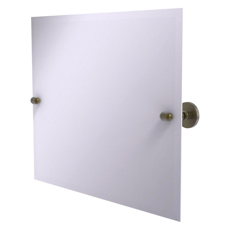 Miroir d’appoint rectangulaire Marchmont Landscape, Laiton antique