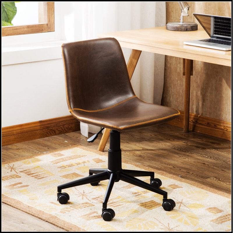 Chaise de bureau Cesena, Brun