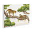 Léopards rôdant sur une branche, art mural par Lucca Shappard-210515431