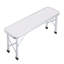 Rectangular Outdoor with Umbrella Hole Camping Table - 90 cm W 60 cm D