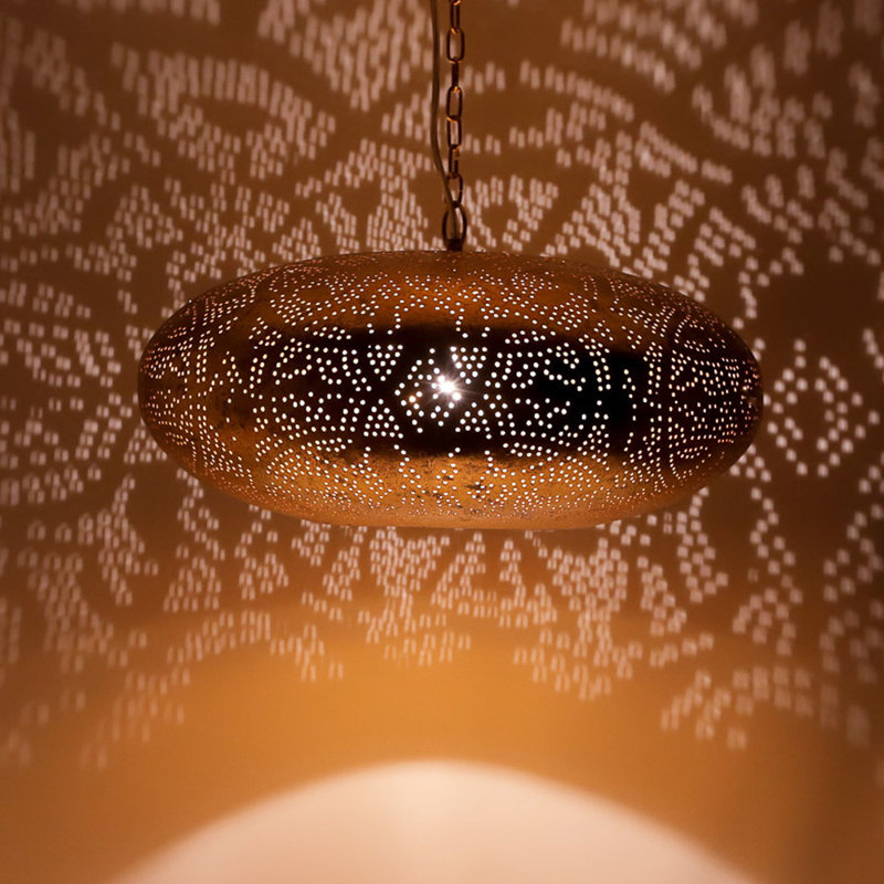 Cheatwood 1 - Light Dome Pendant, Gold