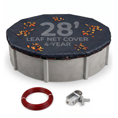 8-Year Round Leaf Net Above Ground Pool Cover