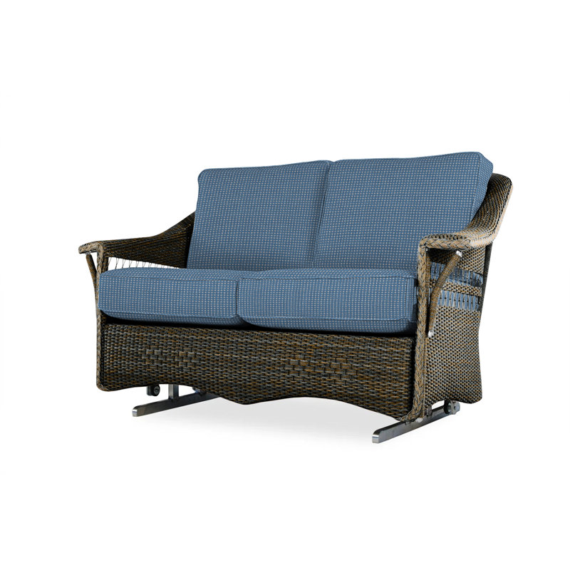 Nantucket Outdoor 2 - Seat Loveseat, Mink, Bamboo Bay Sky