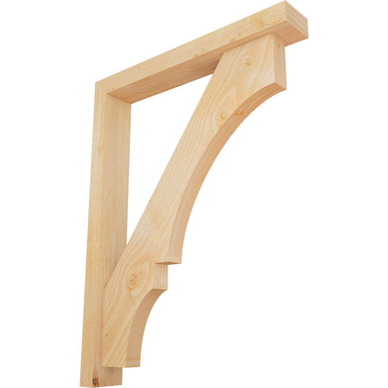 Support de bloc Balboa avec entretoise décalée, 34 x 26, Sapin Douglas de l 4 po (scié brut)