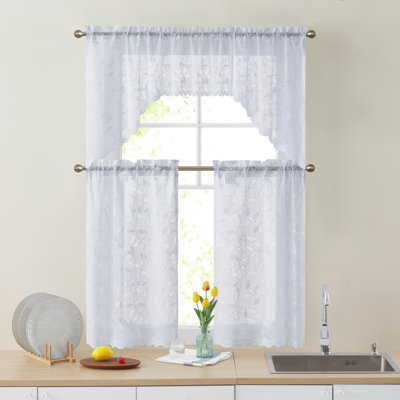 Eriah Floral Swag 60" Window Valance