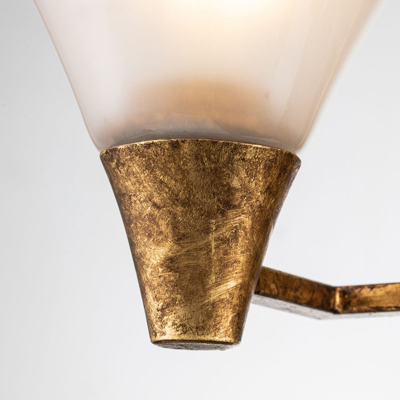 Lemoine 2 - Light Vanity Light, Gold Leaf