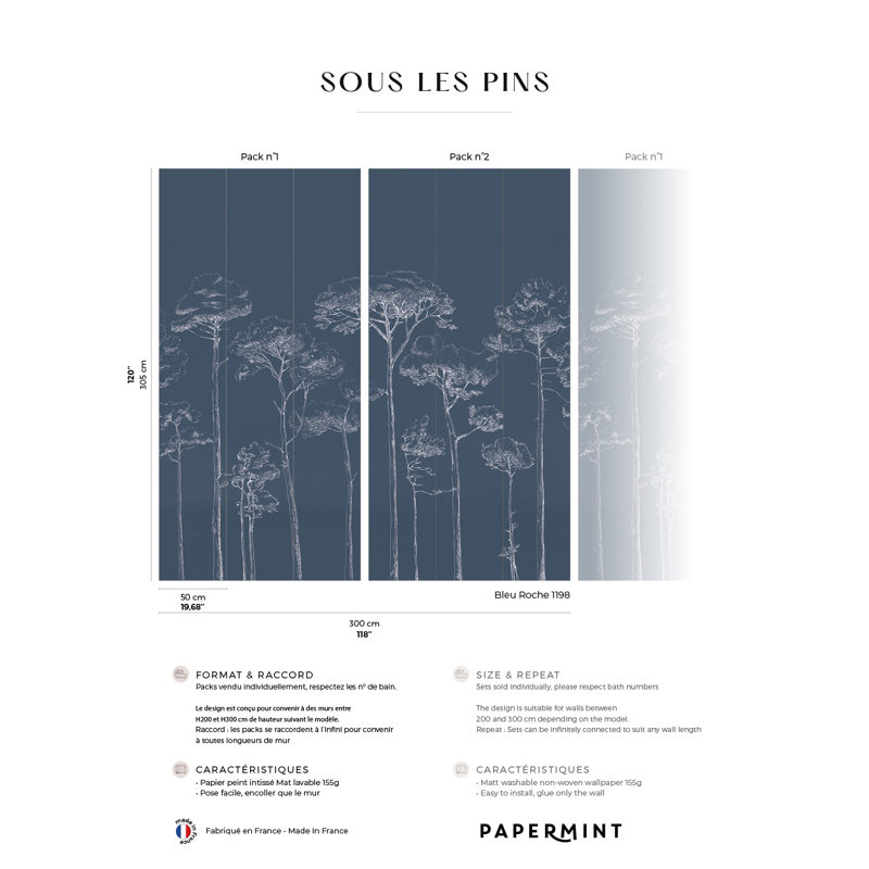 Under the Pines Pack 1 & 2 Arenzville, Paquets 1 et 2, Bleu