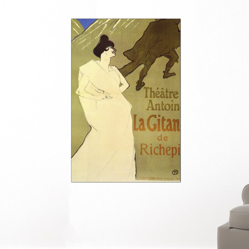Henri De Toulouse-Lautrec - Wrapped Canvas Print, 135cm H x 90cm W x 1.8cm D