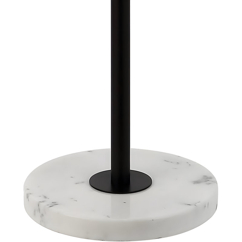 Adjustable Led Floor Lamp With Marble Base - Modern & Contemporary Design For Living Room, Bedroom, Office, Reading