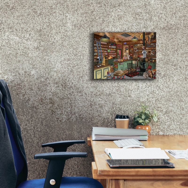 "Tout ce dont vous avez besoin" par Bigelow, illustrations sur toile, H 12 po x l 16 po x P 0,75 po