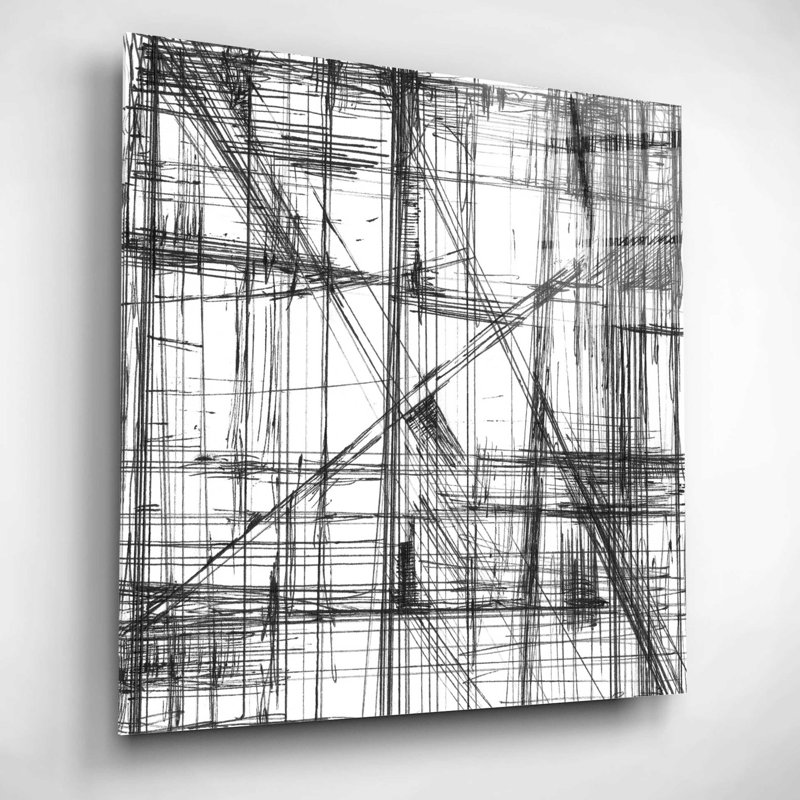 «Intersect II» par Ethan Harper - reproduction de dessin non encadrée, H 12 po x l 12 po x P 0,12 po
