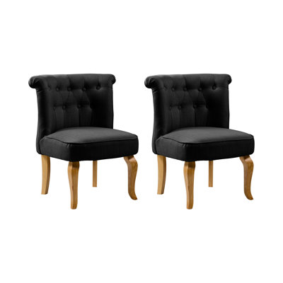 Meriwether Tufted Fabric Upholstered Dining Chair