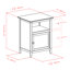 Table de chevet avec finition miel Vaughn-12463887