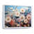 Cadre flottant blanc