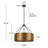 Laliyah 4 - Light Dimmable Drum Chandelier-266484707