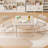 Folding Table And Chairs Set Of 3, Portable Table And Chair With Pu Soft Cushion,Suitable For Eating,Reading And Playing