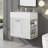 Wall Bathroom Vanity with Sink, One big Drawer and Adjustable Shelf-331996175