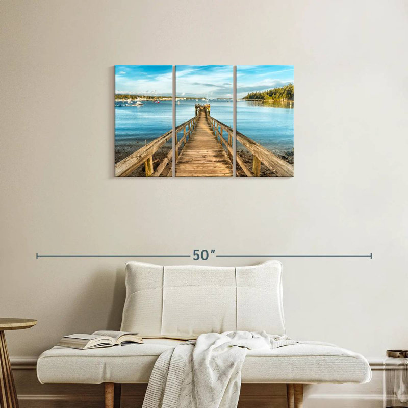 Aletra Southwest Harbor Pier, 20" H x 33" W