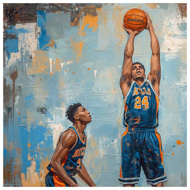 Couvertures de basketball, L 50 po x H 60 po