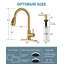 Robinet de cuisine en acier inoxydable à bec haut, mitigeur monocommande, douchette extractible, 3 jets et distributeur de savon-87148646