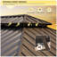 16 pi L 12 pi. D Pavillon de jardin en aluminium à toit rigide, toit en acier galvanisé double, pavillon permanent toutes saisons, auvent extérieur avec rideaux et filet, conçu pour les spas, les terrasses et les cours arrière-88932683