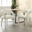 Chaises de salle à manger rembourrées modernes avec accoudoirs pour la cuisine / salle à manger / salon-729781004-729781008