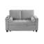 Upholstered Tufted Convertible Pull-Out Sleeper Sofa Bed - Adjustable Backrest With 2 Soft Pillows-2061366991