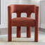 Chaise de salle à manger, chambre à coucher et salle à manger rembourrée en tissu de conception contemporaine-2006985229