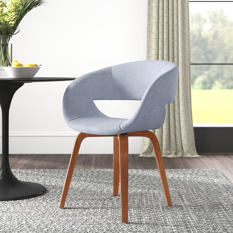 Kerber Upholstered Arm Chair, Blue