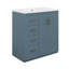 Meuble-lavabo de 30 po avec lavabo en céramique, 3 tiroirs et 2 portes-815283542