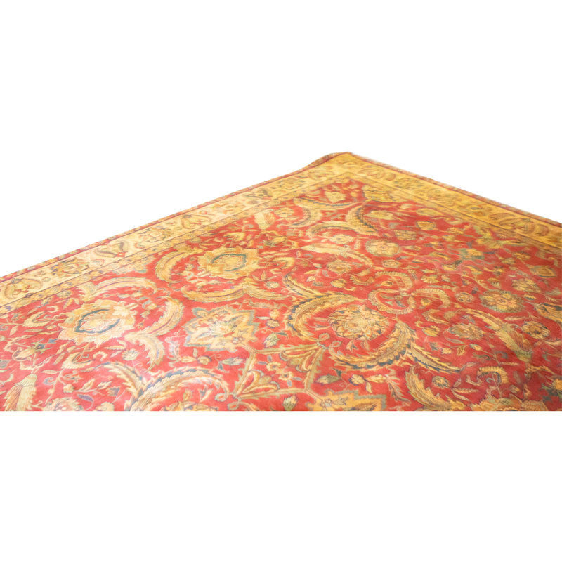 High-Quality Hand-Knotted Red Area Rug