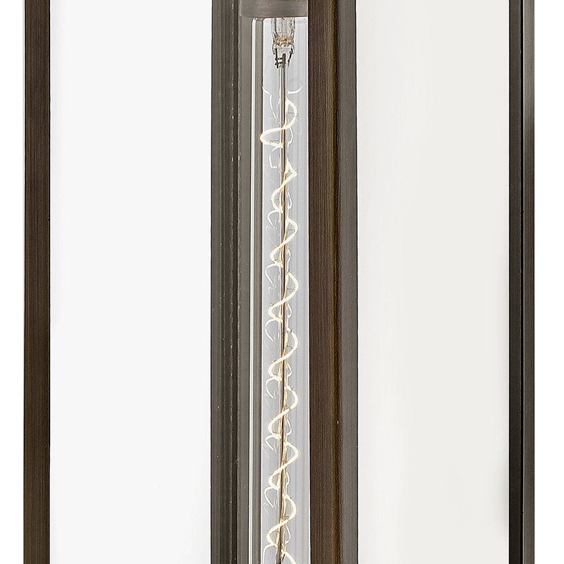 Max 1 - Light Outdoor Wall Lantern, 6, Burnished Bronze