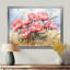 Doylene pivoines dans le champ d'herbe de blé III - pivoines, art mural-259964645-259964640-259964644