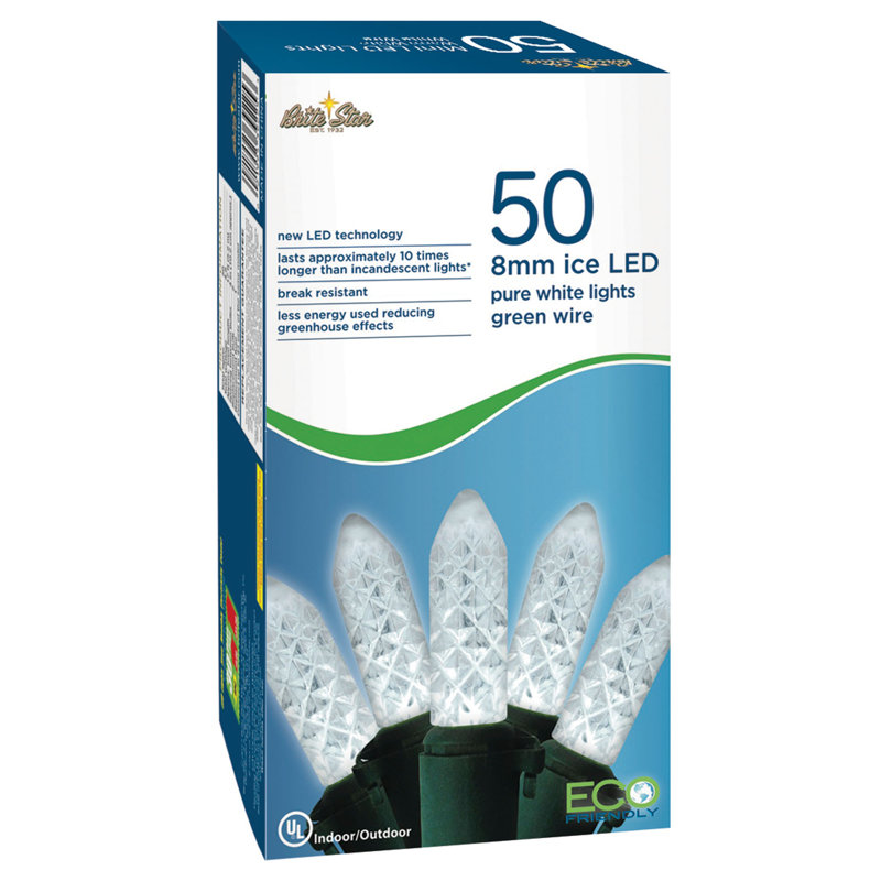 Mini-luminaire à DEL à facettes 50 Lt, Blanc parfait / vert