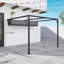 Outsunny 3 x 3(m) Outdoor Lean To Pergola Retractable Canopy-749029388