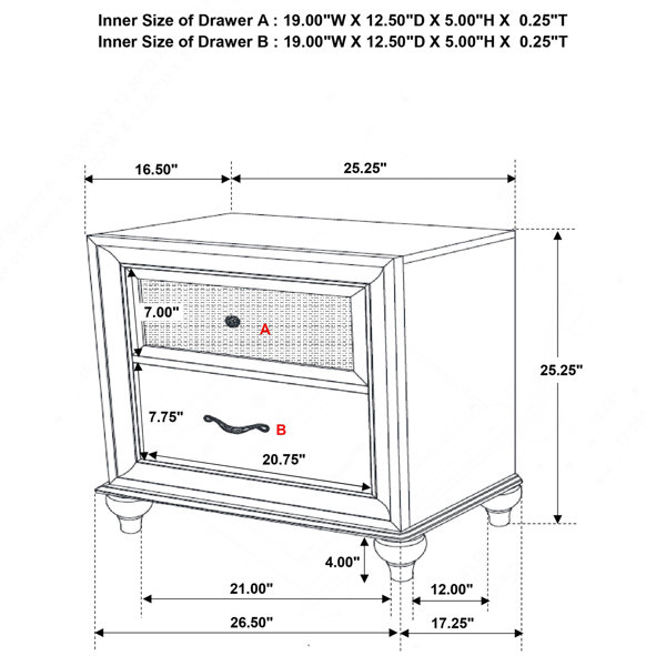 Dimensions du produit