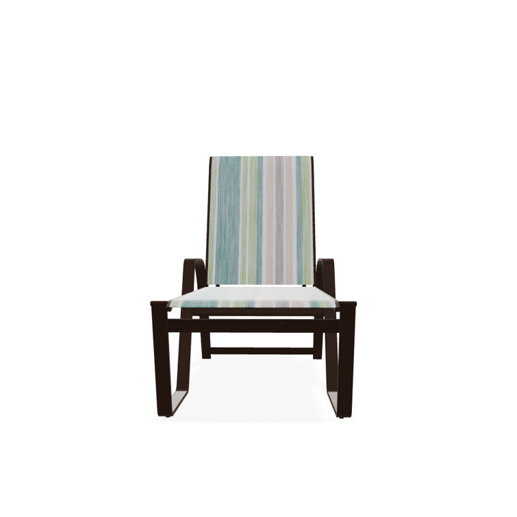 Holna Outdoor Rust-Resistant Metal Chaise Lounge