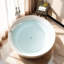 Baignoire ronde moderne simple en acrylique-99106419