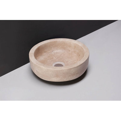 Forzalaqua Granite Handmade Circular Bathroom Sink