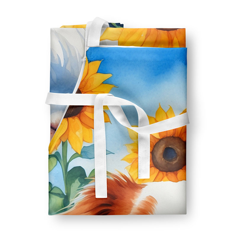 Tablier japonais en tournesol