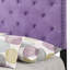 Charmant lit simple mauve pour les espaces élégants (Lit)